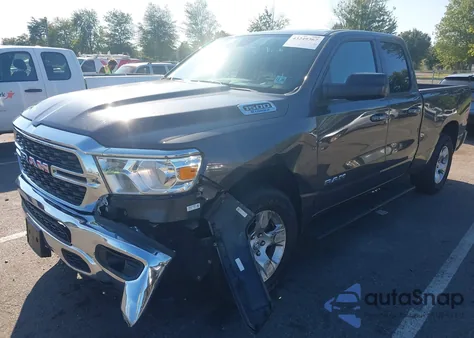 2022 Ram 1500 Big Horn 4X4 6'4 Box z USA, uszkodzony, nr VIN 1C6RRFBG8NN279032
